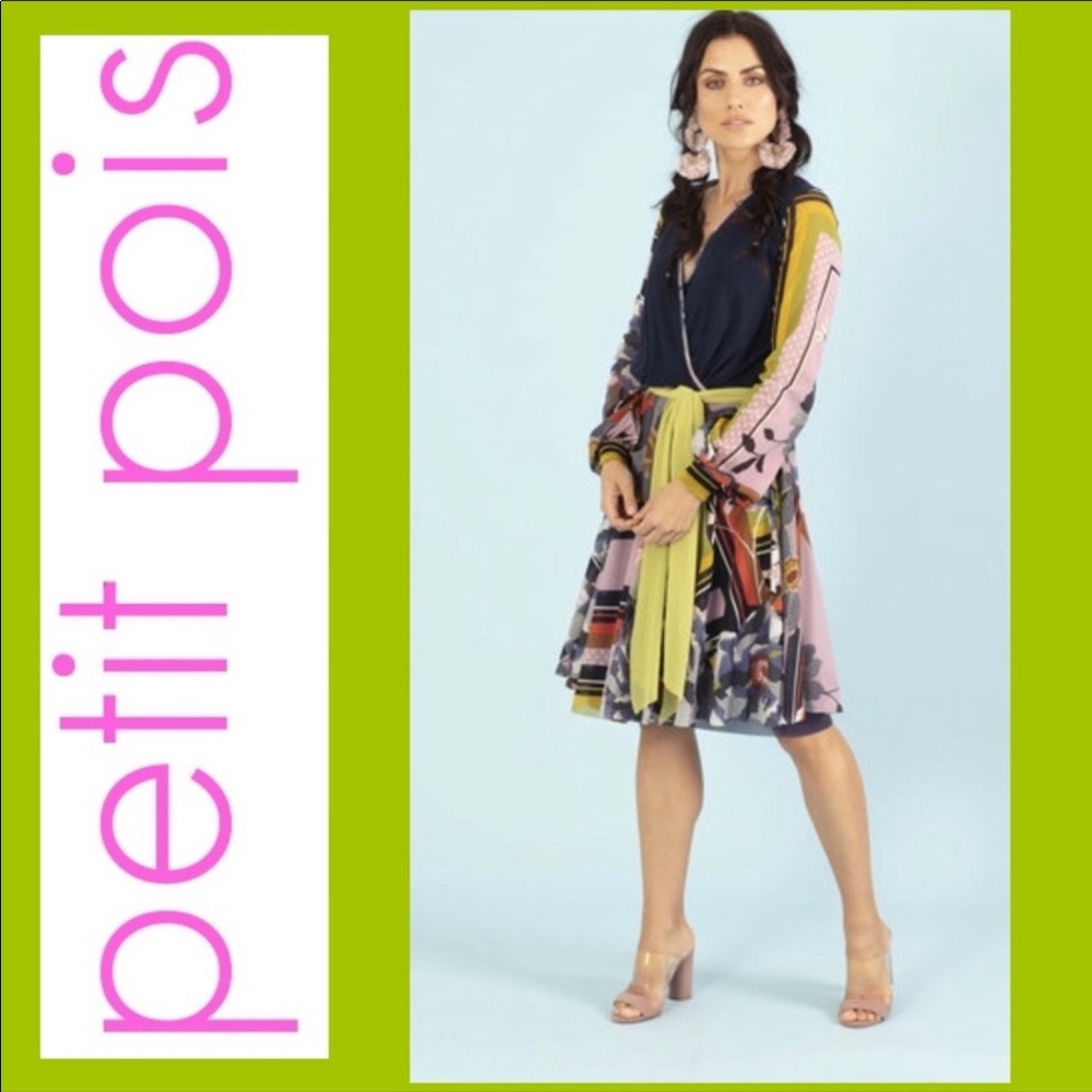 Anthropologie Petit Pois nylon mesh dress